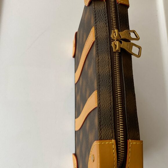 Louis Vuitton Brown Monogram Blurry Coated Canvas Soft Trunk Messenger Bag - Picture 8 of 15